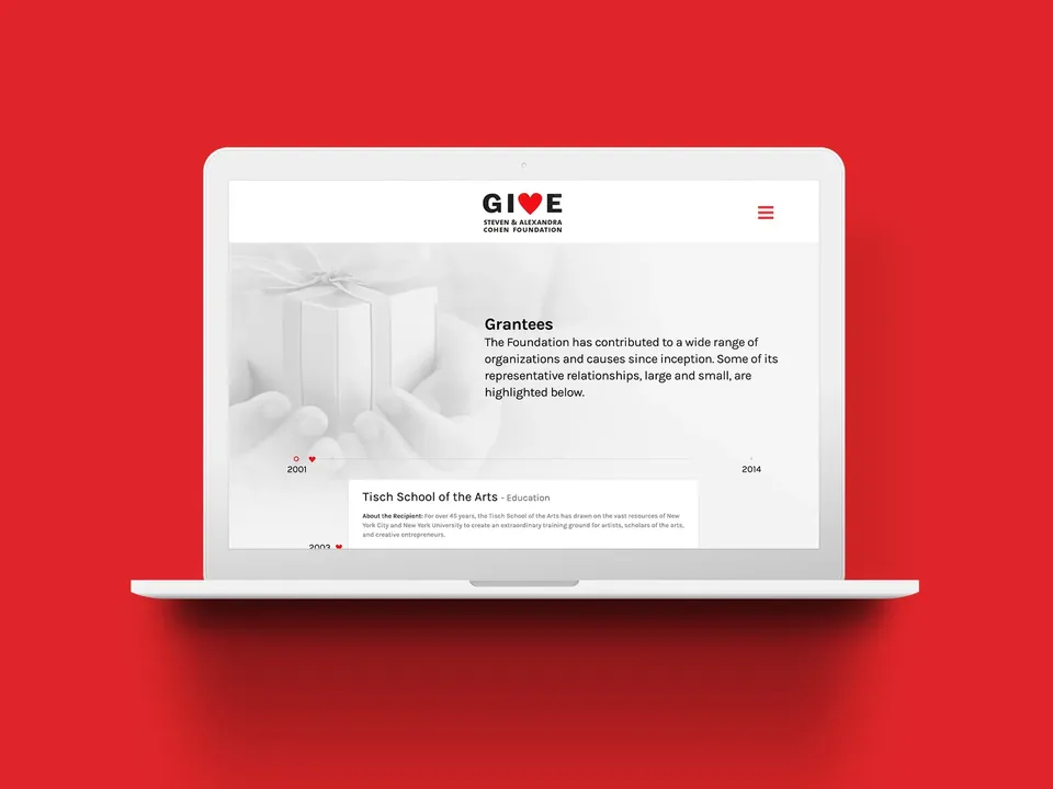 Give Foundation website