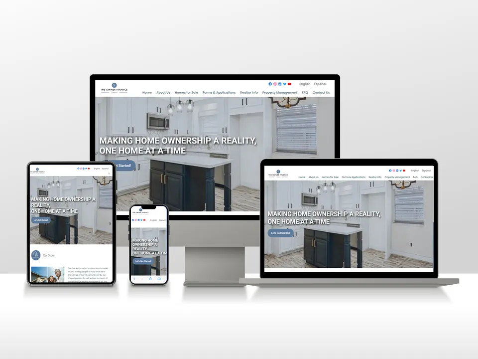 The Owner Finance Company website
