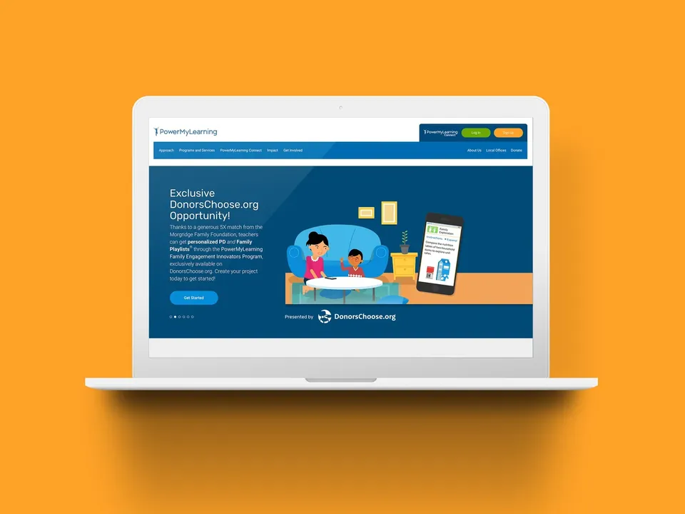 Power My Learning website