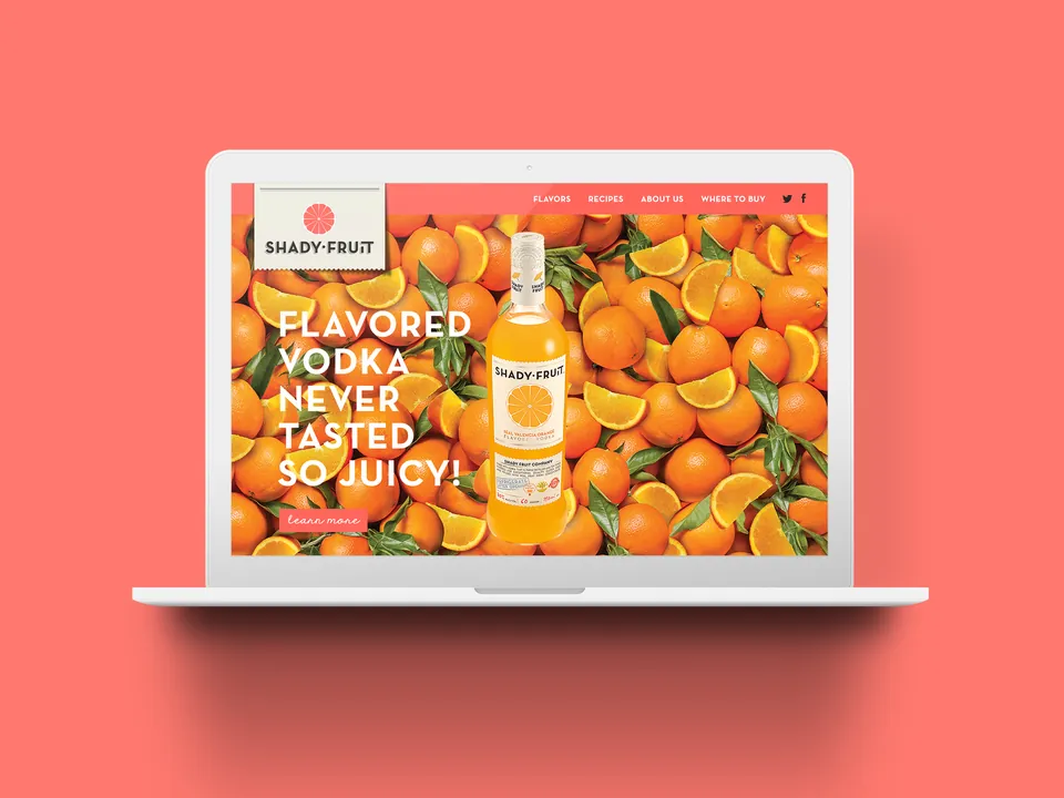 Shady Fruit website