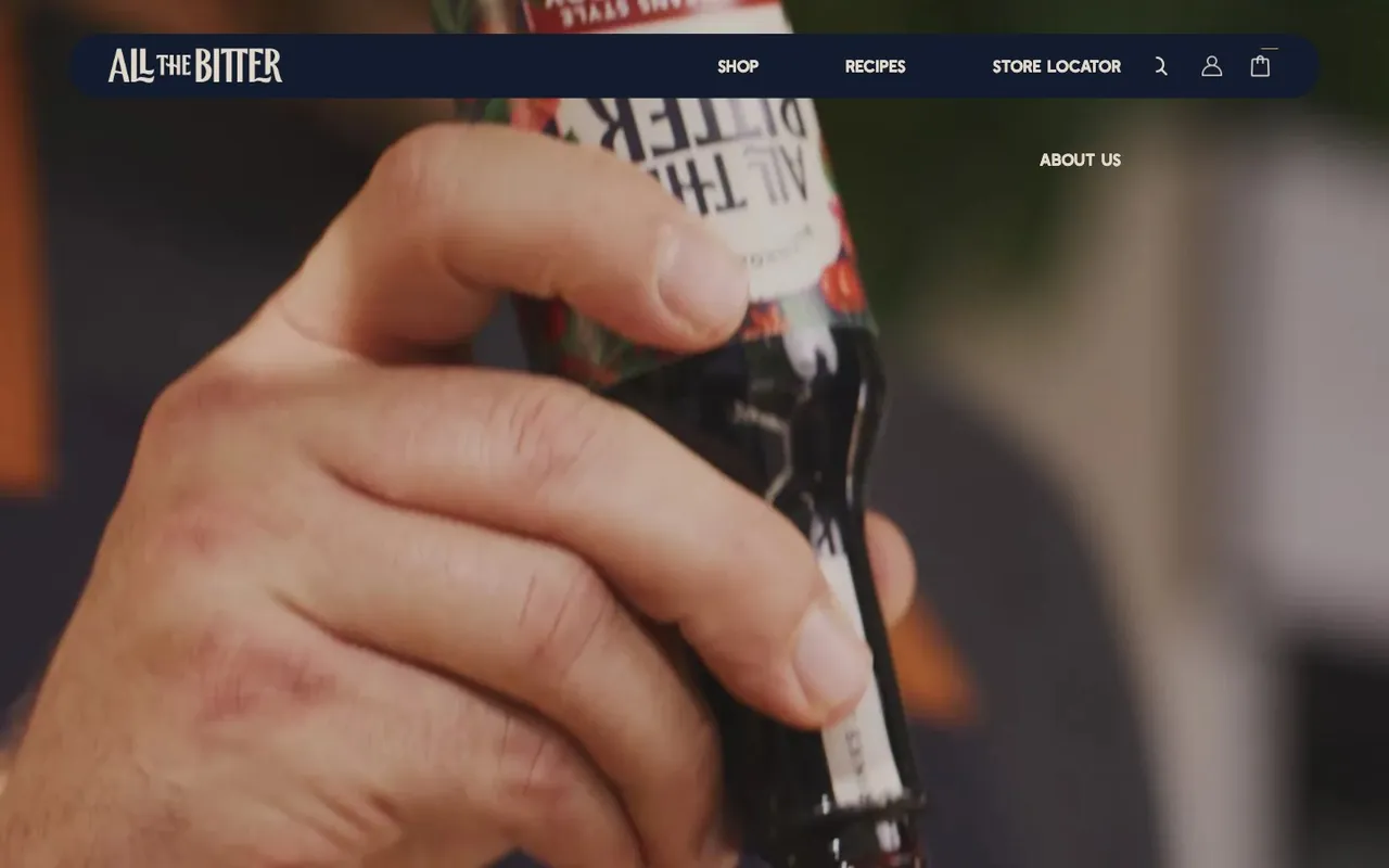 All The Bitter website